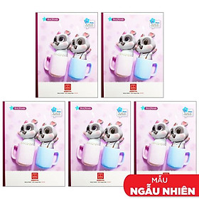 Combo 5 Vở Class Best Friend - 4 Ô Ly 200 Trang 80gsm - Hồng Hà 0440 (Mẫu Màu Giao Ngẫu Nhiên)