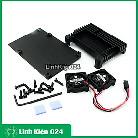 Mua Vỏ Nhôm Tản Nhiệt Raspberry Pi 4 Model B Kèm Quạt Tản Nhiệt