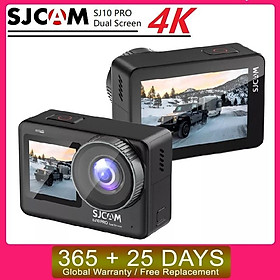 SJCAM SJ10 Pro màn hình kép Camera hành động 4K 60fps WiFi Gyro Anti-Shake Ambarella Chip Truyền phát trực tiếp Body Waterproof Sports DV