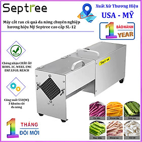 Mua Máy cắt rau củ quả đa năng chuyên nghiệp  thương hiệu Mỹ Septree cao cấp SL-12. HÀNG CHÍNH HÃNG