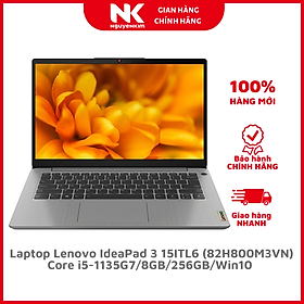 Mua Laptop Lenovo IdeaPad 3 15ITL6 i5-1135G7/8GB/256GB/Win10 82H800M3VN - Hàng Chính Hãng