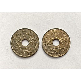 Mua Đồng Xu Cổ Xưa Đông Dương Việt Nam 5 Cents Indochine Năm 1930s  Sưu Tầm Xu Phong Thủy 