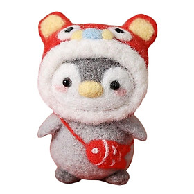 Hình ảnh Cute Penguin Doll  Felting  Wool Felt Tool Pendant Gift for Kids