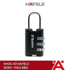 Khóa số Hafele 20301 màu đen - 482.09.003 (Hàng chính hãng)