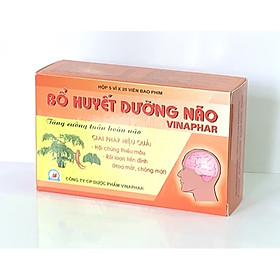 Viên uống Bổ Huyết dưỡng não Vinapharco, hộp 100v