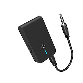 Fun 2-in-1 Bluetooth 5.0 Transmitter Receiver Audio Adaptor Plug and Play For TV PC Headphones