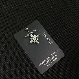 Khuyên rốn đính đá cao cấp MS70120 - XUÂN SHOP CHUYÊN KHUYÊN NHẬP THÁI
