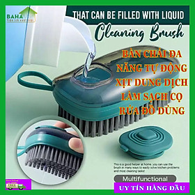 Mua BÀN CHẢI ĐA NĂNG TỰ ĐỘNG XỊT DUNG DỊCH LÀM SẠCH CỌ RỬA ĐỒ DÙNG  BAHAMAR  có ngăn chứa dung dịch làm sạch để rửa chén  vệ sinh nồi đáy  đánh giày  cọ bồn tắm  đánh chải quần áo  v. v.  dễ dàng loại bỏ bụi bẩn.