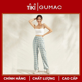 Quần caro lưng thun QA1165 GUMAC chất bố thoải mái kiểu dáng trẻ trung năng động