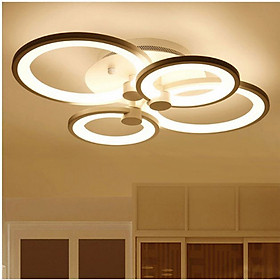 Đèn trần LED mâm 3 màu ánh sáng 4 cánh có điểu khiển từ xa LIGHTING