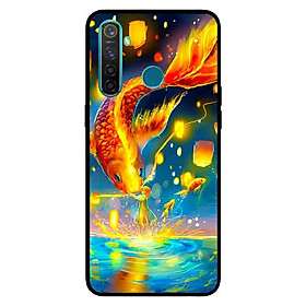Ốp Lưng in cho Realme 5 Pro / Realme Q Mẫu Cá Chép Vàng - Hàng Chính Hãng