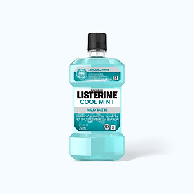 Nước súc miệng vị không cay Listerine Mouthwash Zero (250ml)