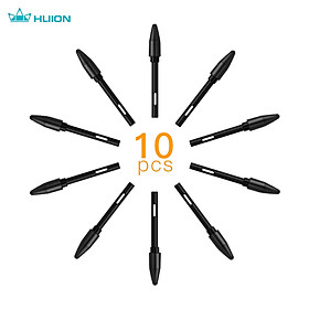 Huion PN05 10pcs Replacement Nibs Pen Tips Compatible with PW500/PW507 Graphics Drawing Tablet Stylus Black
