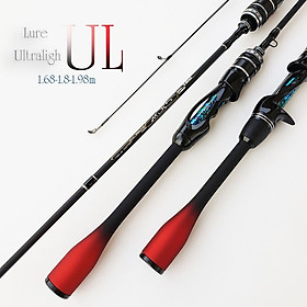 Hình ảnh Cần câu lure cao cấp ul ultraligh ngọn đặc siêu dẻo cán carbon CM19 