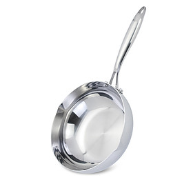 Mua Chảo sâu lòng Inox 304 đúc liền khối 3 lớp miệng rót Kalpen Zenger 24cm  - Hàng chính hãng