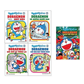 Truyện tranh - Trọn bộ 5 cuốn Doraemon Đố Vui