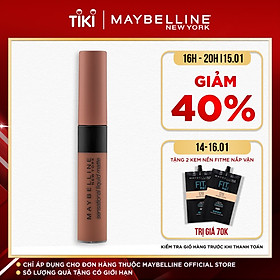 Son kem lì nhẹ môi Maybelline New York phiên bản tông đất giới hạn Sensational Liquid Matte 7ml