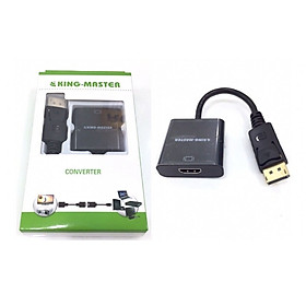 Cáp chuyển đổi Displayport sang HDMI Kingmaster KY-D251B - Hàng Nhập Khẩu