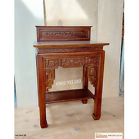 Mua Bàn thờ 2 tầng mẫu triện sen - Đồ Gỗ Mạnh Hùng