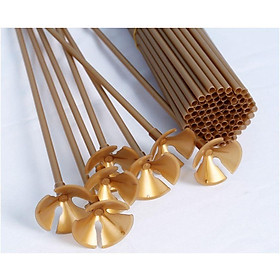 Mua QUE VÀ ĐẾ CÀI BÓNG VÀNG ĐỒNG  BẠC DÀI 40CM QUE 0.5LI  CÂY CẦM BÓNG  PHỤ KIỆN BÓNG