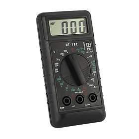 Mua Đồng hồ vạn năng DT-182 (đo điện áp  điện trở  pin...) - Tặng kèm móc khóa tô vít mini