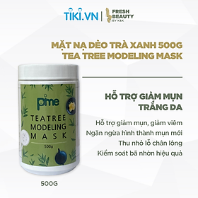 [Size to] Mặt nạ dẻo trà xanh Pime Tea Tree Modeling Mask giảm mụn, hút và kiềm dầu 250g