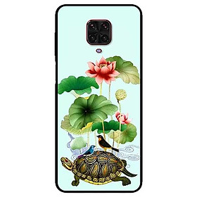 Hình ảnh Ốp lưng dành cho Xiaomi Mi Redmi Note 9s - Note 9 Pro - Note 9 Pro Max - mẫu Sen Và Rùa