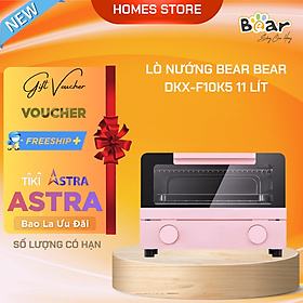 Mua Lò Nướng Điện BEAR DKX-F10K5 Kính Cường Lực Dung Tích 11 Lít Công Suất 800 W - Hàng Chính Hãng