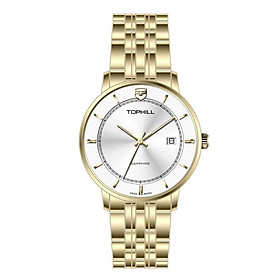 ĐỒNG HỒ TOPHILL TA037G.S2652 Dây và vỏ thép 316L, máy pin, kính sapphire
