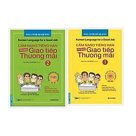 Sách - Combo Cẩm Nang Tiếng Hàn Trong Giao Tiếp Thương Mại ( Tập 1+ Tập 2 ) + CD - First News