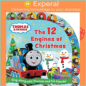 Sách - Thomas & Friends: The 12 Engines of Christmas by Thomas & Friends (UK edition, boardbook)