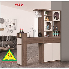 Quầy bar mini kết hợp tủ rượu VKB14 ( không kèm ghế) - Nội thất lắp ráp Viendong Adv