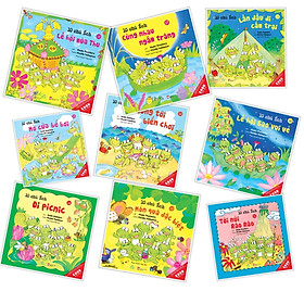 Combo Ehon Nhật Bản 9Q Phần 2 - 10 Chú Ếch ( Ehon Kỹ Năng Sống / Phát Triển Tâm Hồn, Trí Tuệ & Tư Duy / cho bé 3-8 tuổi)