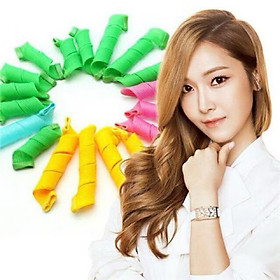 12 lô uốn tóc gợn sóng nước retro rê tro hàn quốc