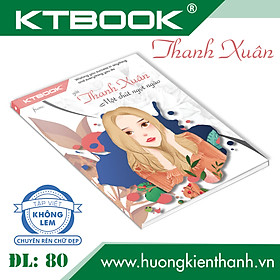 Gói 10 cuốn Tập Học Sinh Cao Cấp Thanh Xuân KTBOOK giấy trắng không lem ĐL 80 gsm - 96 trang