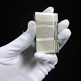 Mua Vỏ Hột Quẹt Bật Lửa Upon Gas Đá D104T Họa Tiết Kẻ Ngang Đẹp Độc Lạ - Dùng Gas Đá Cao Cấp