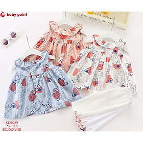 Đầm Mùa Hè Cho Bé Gái Họa Tiết Rực Rỡ Từ 8-20kg
