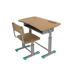 Bộ bàn ghế học sinh Juno Sofa NT 190 BHS03-V chân sắt 80 x 50 x 55/76 cm
