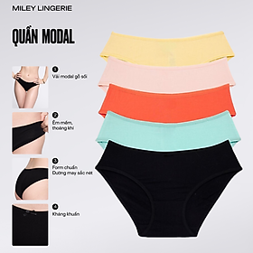 Combo 5 Quần Lót Nữ Modal Co Giãn, Thoải Mái BigSize Miley Lingerie [2XL-5XL