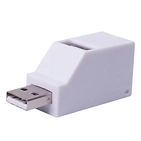USB To USB2.0 3Ports Splitter Adapter Hub Expansion For PC Laptop Notebooks