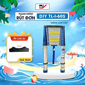 Mua Thang nhôm rút đơn cao cấp DIY TL-I-60S chiều cao sử dụng tối đa 6.0M