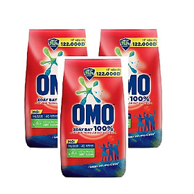 Combo 3 gói bột giặt Omo đỏ ( 400g / gói )