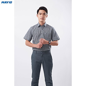 Hình ảnh Sơ mi nam cộc tay May 10 form Regular mã 010121194LT 471