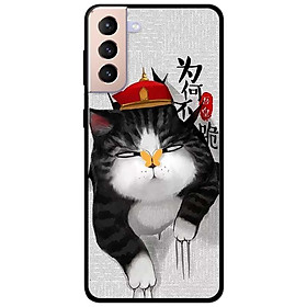 Hình ảnh Ốp lưng dành cho Samsung Galaxy S22 - S22 Plus - S22 Ultra - mẫu Mèo Cào Nón Đỏ