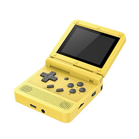 Flip Handheld Console 3-inch IPS Screen Open System Game Console with 16G TF Card Built in 2000 Games Portable Mini