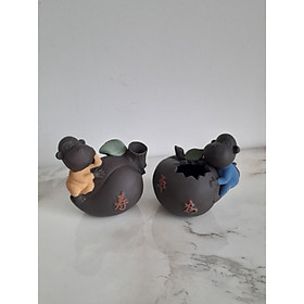 bộ tượng chú heo,khỉ tài phúc lộc thọ