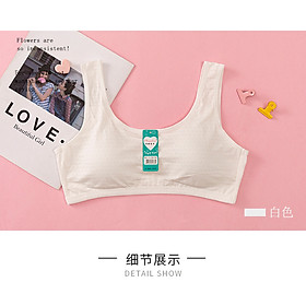 Áo Lót Nữ Học Sinh Ba Lỗ Cotton Thông Hơi Mút Liền 1376 – Êm Ái, Thoáng Mát