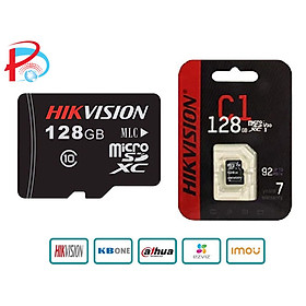 Thẻ Nhớ Micro SD Hikvision 128Gb - 92MB s Class 10, Thẻ nhớ camera