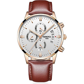 Đồng hồ nam dây da NIBOSI JS-2309L