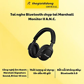 Mua Tai nghe Bluetooth chụp tai Marshall Monitor II A.N.C - Hàng Chính Hãng - Hàng Chính Hãng